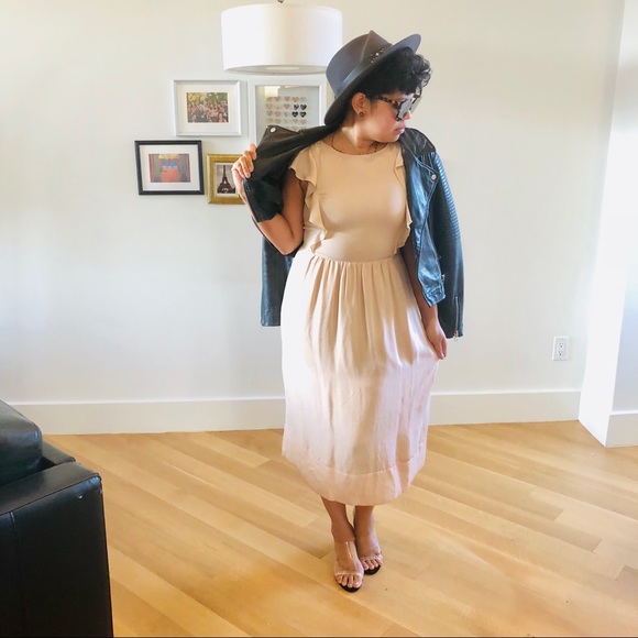 Theory Blush 100% Silk Dress - Picture 7 of 7